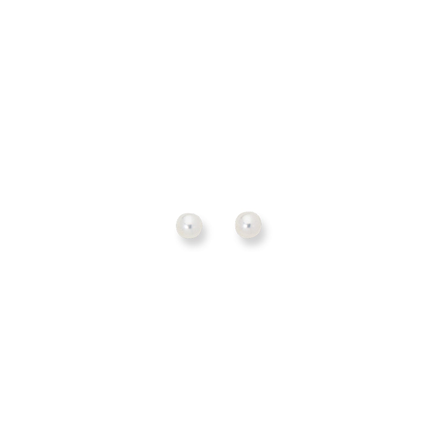 14K Gold Pearl Studs