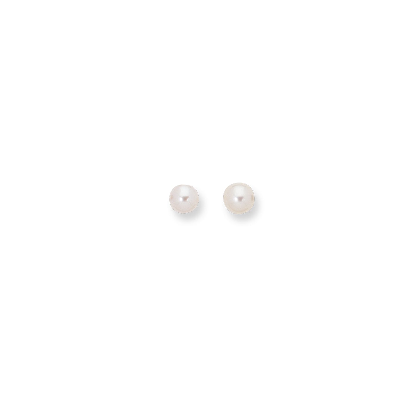 14K Gold Pearl Studs