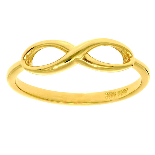 14K Gold Infinity Ring